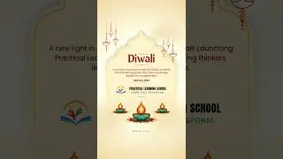 Practical Learning School (PLS) is launching on 20th October 2025. #HappyDiwali2025 #PLS