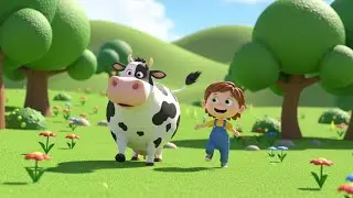 Minecraft Tiny Cow Got Stuck in the Fence | Nursery Rhymes for Kids & Baby Songs