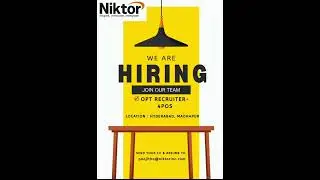 #Hiring OPT Recruiters #Hyderabad