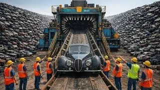 Inside a Modern Car Recycling Plant &ndash; How Millions of Old Cars Become Steel for Mega Projects