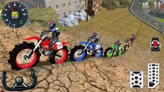 Impossible Police Bike Stunt Driving - US Dirt Bike Racing Simulator 2024 - android / gameplay FHD