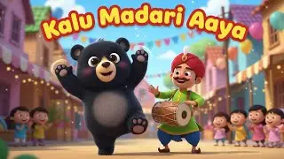 Kalu Madari Aaya | कालू मदारी आया | Nursery Rhyme | Kids Song | Poem | Play & Giggles | 