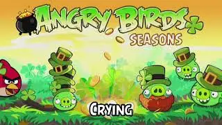 Different versions of the Angry Birds Seasons Go Green, Get Lucky music