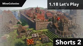 MineColonies: Found a Nether Bastion (1.18 Let's Play)