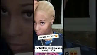 😲😲#coleenhair #humanhair #wigs #wig #hairstyle #wiginstall #braidedwig #gluelesswigs
