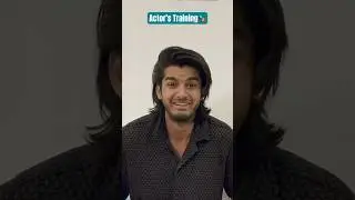 Short Actor&rsquo;s Training video🎭|Will be happy to hear the mistakes😁 #actor #training #youtubeshorts