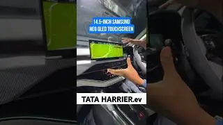 Samsung QLED Screen in a Tata? 👀 | Harrier EV #shorts
