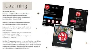 UNDERSTANDING CONSUMER BEHAVIOUR IN RETAIL BUSINESSES (FASHION AND APPAREL) - MKT 1063