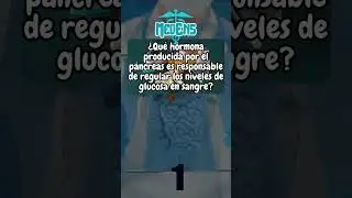 &iquest;Qu&eacute; hormona  es responsable de regular los niveles de glucosa en sangre? #shorts