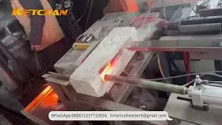 Forging of steel bar ends
