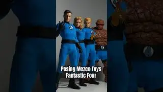 Fantastic posing #actionfigures #fantasticfour #mezcotoys #memes #funny #collection #marvel