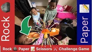 Rock 🪨 Paper 📝 and Scissors ✂️ Challenge Game with my friends 🏅😘