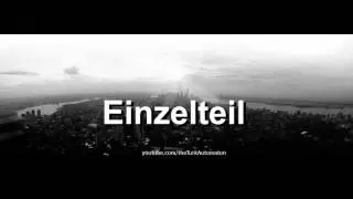 Как произносится Einzelteil на немецком языке?