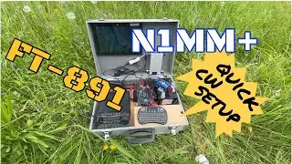 How to quickly set up N1MM+ logger and FT-891 transceiver for CW work