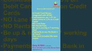 4POS in Conjunction with AddPay introduce our new Credit card Interface...Faster, better, cheaper