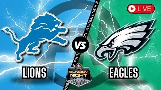 Detroit Lions vs Philadelphia Eagles - Sunday Night Football - Live Stream Color Radio Broadcast
