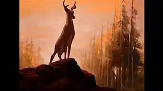BAMBI (1942) Scene: Fighting Bucks.