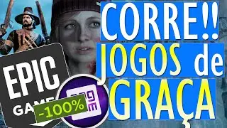 CORRAM! NOVOS JOGO de GRA&Ccedil;A PARA RESGATE PERMANENTE na EPIC GAMES e GOG e POKEMON INVESTIGA PALWORLD