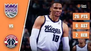 Russell Westbrook - 26 Points, 6 Three-Pointers, 6 Assists vs Wizards - 2025-26 Regular Season
