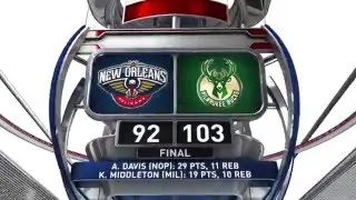 New Orleans Pelicans vs Milwaukee Bucks - March 12, 2016