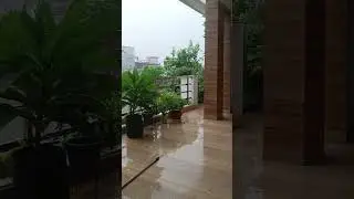my balcony in 2022 #beautiful #rainsounds