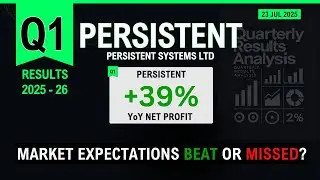 Persistent Systems Q1 Results 2025-26 🔍 Profit, Revenue, New & Stock Analysis