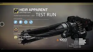Heir Apparent Machine Gun (EXOTIC WEAPON) GUARDIAN GAMES Destiny 2