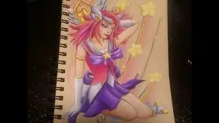 League of Legends Star Guardian Lux Drawing