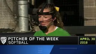 Oregon's Megan Kleist named Pac-12 softball Pitcher of the Week