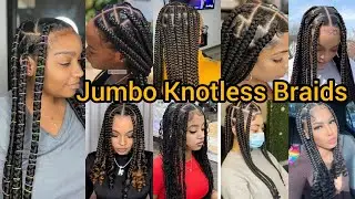 Jumbo Knotless Box Braids for Ladies | Knotless Long Braids | Twist Braids for black women 2025
