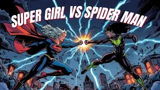 Spider-Man vs Super Girl | Epic Superhero Fight | Full Power Battle | 3D Animation #aicartoon 