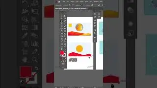 How to use the Mesh Tool in Adobe Illustrator -  #short #adobeillustrator
