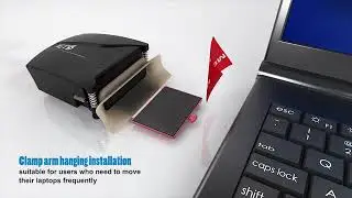 Gaming Laptop Vacuum Cooler Pro: Auto-Temp Control & 13-Speed Fan with Temp Display