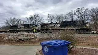 Push train unites 1058 & 4067 for the ride to Debutts yard