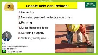 Example of Unsafe Acts