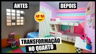 Transformação Completa de Quarto Pequeno + Pintura Geométrica #FámiliaàObra Ep1