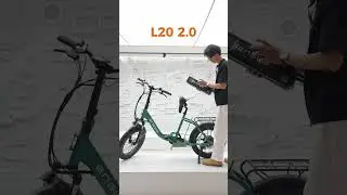 ENGWE L20 2.0 removable battery ASMR💥 #fattirebike #ebike #ridewithengwe #engwe #engweebikes