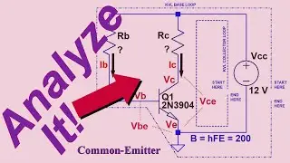 Basic Bipolar Junction Transistor Analysis: The Common-Emitter Circuit (066b2)