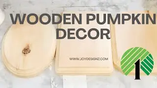 Wooden Pumpkin DIY #diy #dollartree #pumpkin #wooden #diycrafts #fall #falldecor