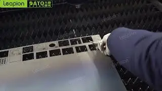 12KW fly cutting 3mm carbon steel #leapionlaser #datolaser #flycutting #machine