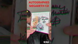 Распаковка CD с автографами Megadeth #megadeth #davemustaine #thrashmetal