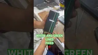 Samsung white and green display lines fixed 💯📱#shorts #smartphone #tech #samsung