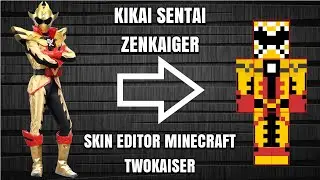 Skin Minecraft Super Sentai - Kikai Sentai Zenkaiger - TwoKaiser