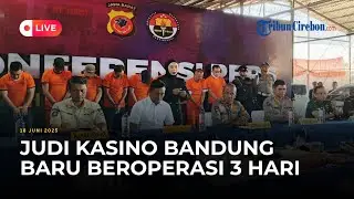 🔴 LIVE - TERANCAM 10 Tahun Penjara, 44 Orang Ditetapkan Tersangka Judi Kasino di Kosambi Bandung