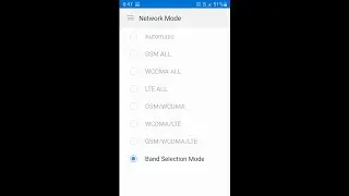How to lock 4G LTE Bands on Samsung Galaxy Devices|On One UI 1.1| LTE Band Selection