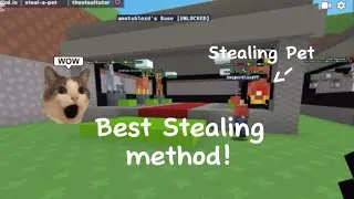 BEST STEALING METHOD SO FAR IN STEAL A PET || Rebirth two! || Bloxd.io