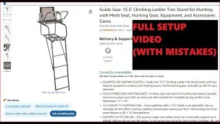 Установка лестничной стойки AMAZON Guide Gear (с ошибками)