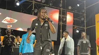 Laba oluto nga king Saha arise ku stage mu empele festival of 2025. at forest park buloba 