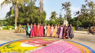 Pre sankranti celebrations 2026🎉Dr.ysr Horticultural university college of horticulture ar peta 🥳✨