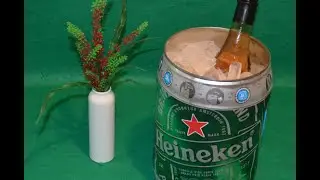 How Turn Heineken Keg Into a Cooler / Como Convertir Barril Heineken en Hielera